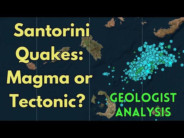 Santorini's Ongoing Swarm of Quakes: Data vs Interpretation From Geologist