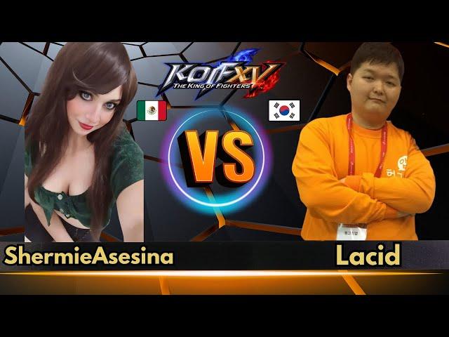 KOFXV 🟣 ShermieAsesina (MX)  Vs Lacid ️ (KR) - KOFXV EVO Weekend Matches