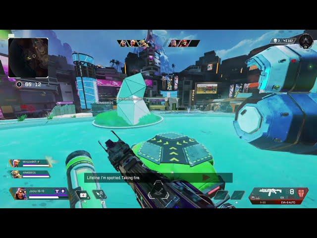 Satisfying Jump Pad Flank | Apex Legends - Emergence - Competitive Arenas - Arenas Flash Event