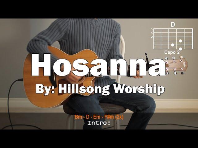 Hillsong Worship - Hosanna Cover With Guitar Chords Lesson