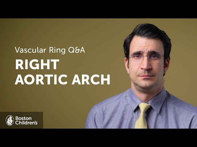 What is right aortic arch with aberrant subclavian and left ligamentum? | Boston Children’s Hospital