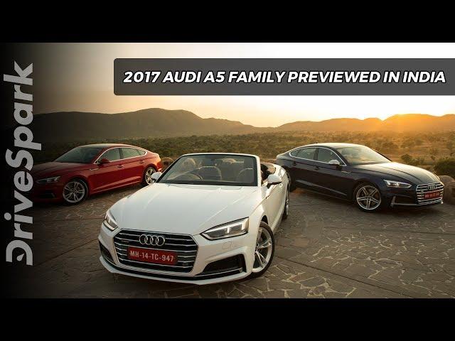 Audi A5 Sportback, A5 Cabriolet And S5 Sportback Previewed In India - DriveSpark