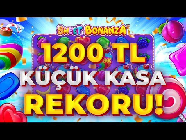 SWEET BONANZA KÜÇÜK KASA | 1200 TL KÜÇÜK KASAYLA GELEN TAKTİK VURGUN SLOT OYUNLARI REKOR ÖDEME 