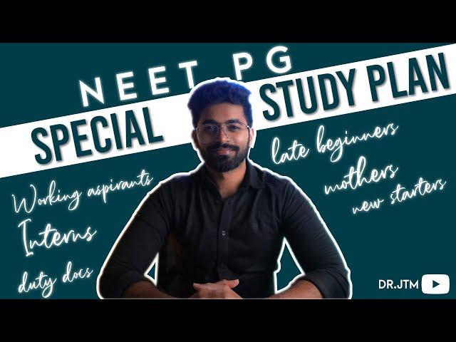 NEET PG special study plan | for working aspirants|interns| Marrow INTERN MODE #neetpg2023 #neet