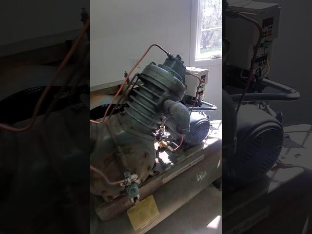 Ingersoll Rand t30 model 71T2 Constant Run Mode #shorts #machinist #restoration