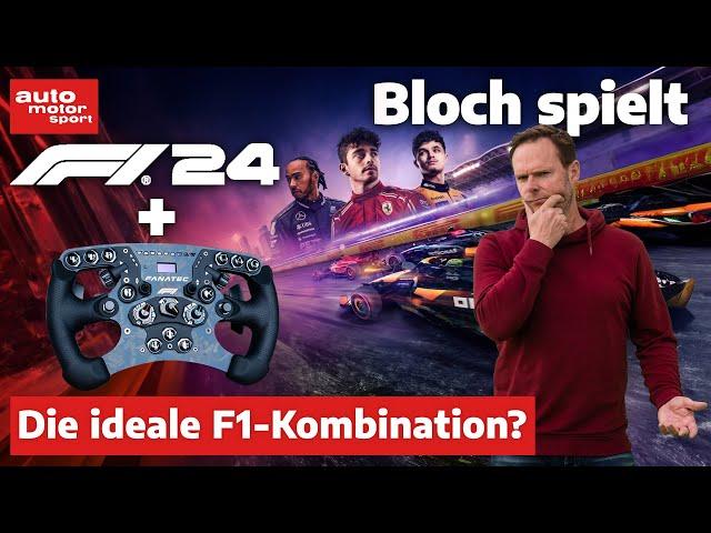 Fanatec Racing Wheel F1 & F1 24: wie schlägt sich diese Kombi?! Bloch spielt #28 | ams