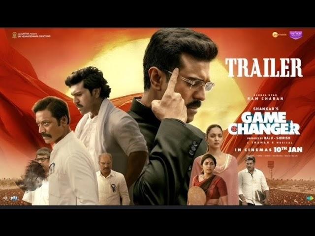 Game changer -Trailer |Ram Charan |Shankar |Thaman S |SJ suriya |Zee studio |T series company