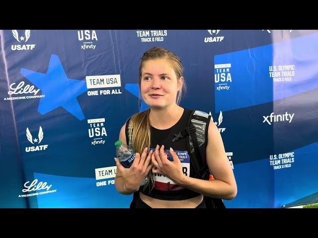 Allie Ostrander makes steeple final, speaks out on eating disorder awareness