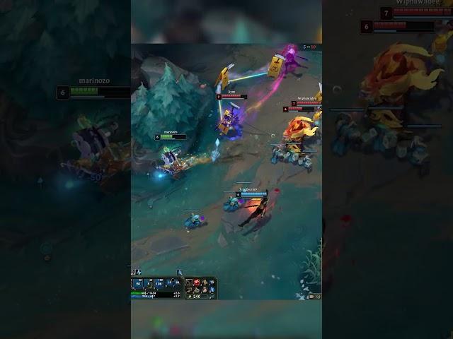 Thresh & Samira Vs Ekko & Malphite & Nilah | How? #leagueoflegends #highlights #thresh #support