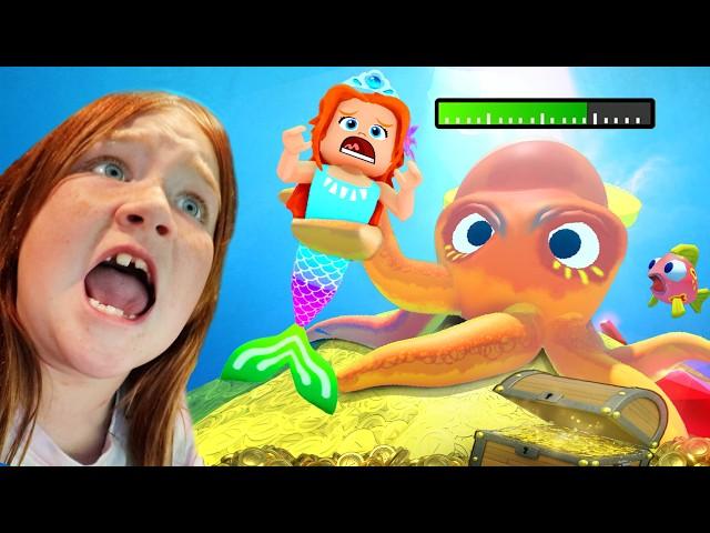 ADLEYS 9th MERMAiD BiRTHDAY - Roblox STORY GAME!! Niko & Navey find codes! Merdad looks for secrets!