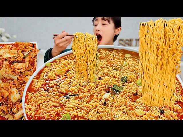 안성탕면엔 파송송 계란탁! 꼬들꼬들 라면먹방 Ramyeon MUKBANG ASMR