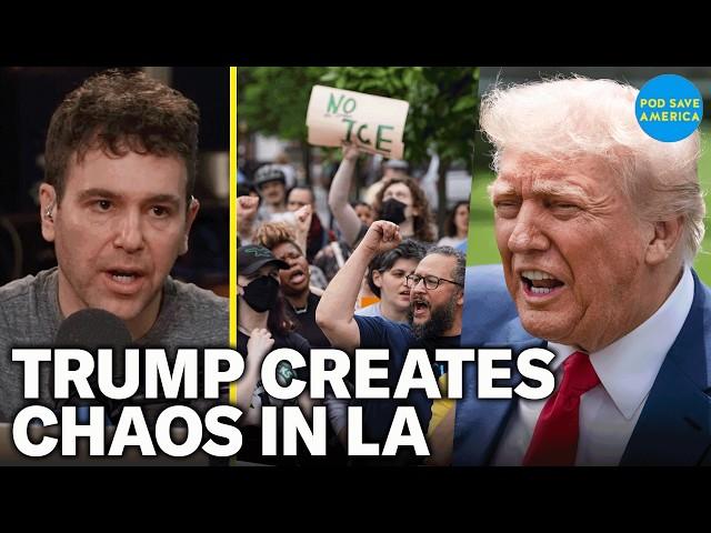 Trump Creates CHAOS By Overreacting To Problem He Created In Los Angeles
