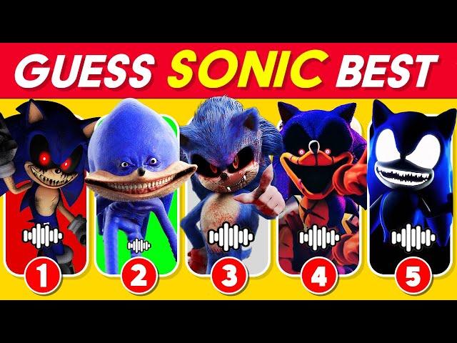 Guess The Sonic .exe the Hedgehog 3 Characters by Voice  Sonic the Hedgehog 3 Movie Quiz fastQuiz