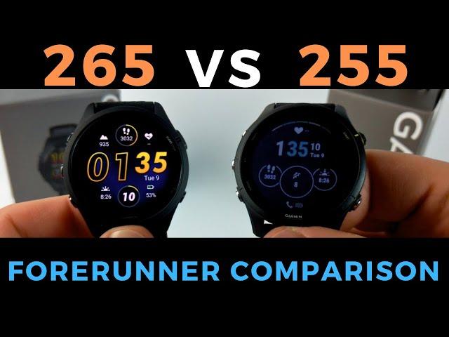 Forerunner 265 VS Forerunner 255 - Garmin Smartwatch Feature Comparison and Review