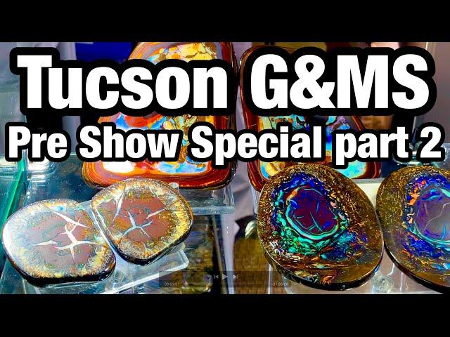 Tucson Gem and Mineral Show Pre Show Special part2 Opals, Turquoise, Sugilite, & Fortune Cookies