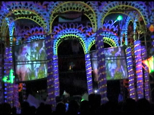 Dance Temple Visuals by Liquid Crystal Vision, BOOM-Festival 2002