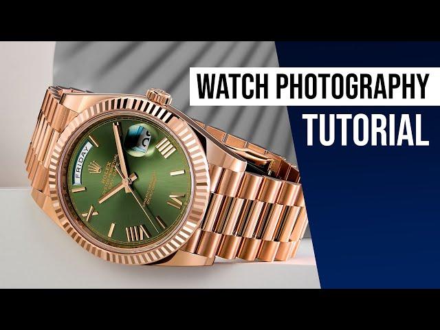 Watch Photography Pro Tutorial | Rolex Timepieces | Luxurious Advertising Watch Images