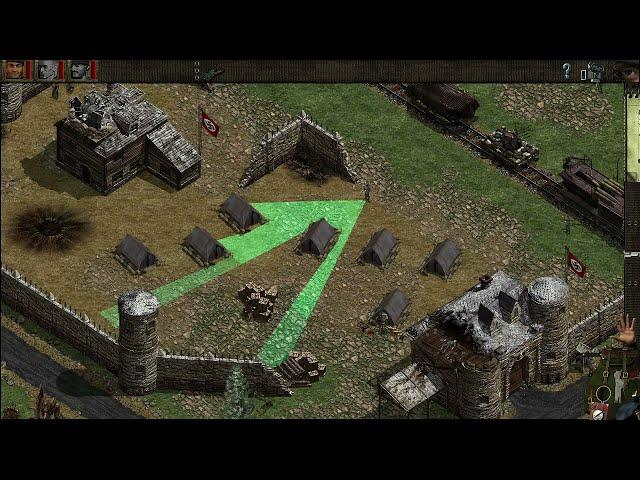 { Commandos Behind Enemy Lines - GAMEPLAY WITHOUT COMMENTS } - Mission 6 GAMEPLAY