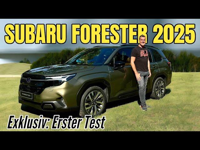 SUBARU FORESTER 2025: Der NEUE im ersten Test | Offroad | Allrad | Hybrid-Boxer