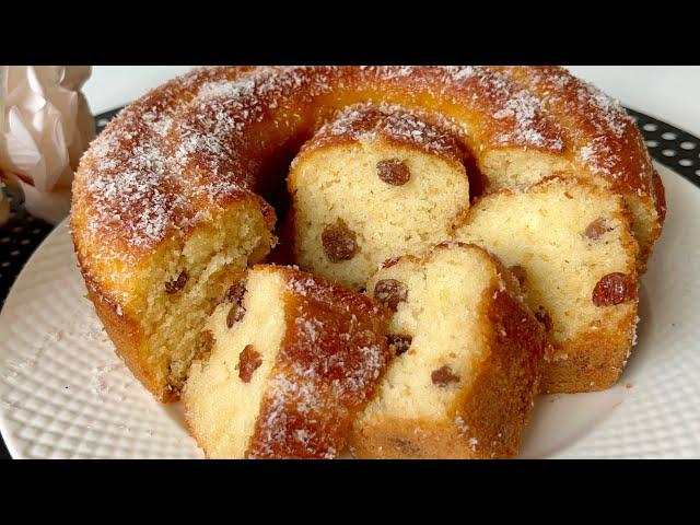 You will make this cake in 5 minutes and with 2 eggs every day! Simple and Tasty.