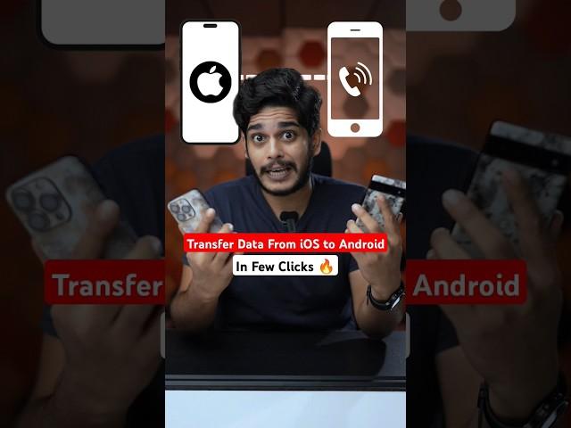 Easiest Way To Transfer Files From iPhone To Android!  #transferfiles #iOS
