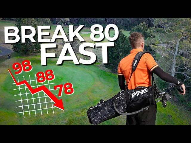 4 RULES to BREAK 80 Consistently (No Swing Changes)