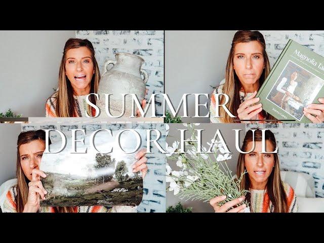 SUMMER HOME DECOR HAUL 2023 | INTENTIONAL AND AESTHETIC HOME DECORATING IDEAS