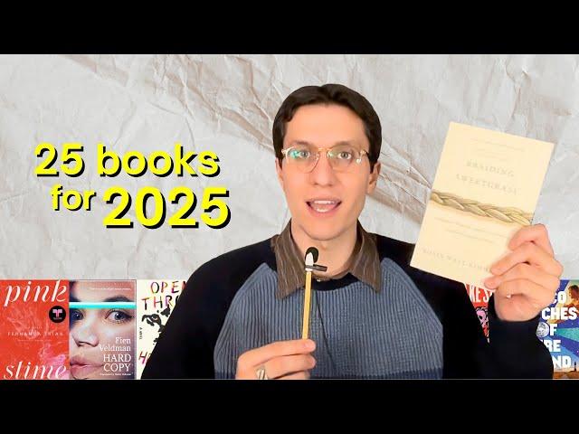 25 books to read in 2025 // queer novels, new releases, backlist fiction and more babyyyyy !!!