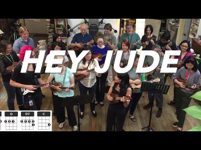 Hey Jude // Beatles Ukulele Play-Along (Chords & Lyrics)