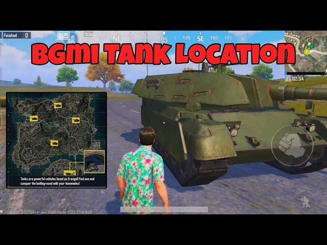 All TANK Location In Payload 3.0 Mode  - BGMI Tank Location || Again Gaming 