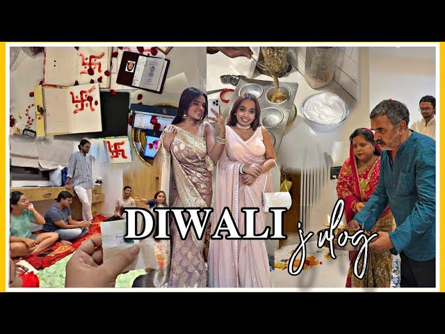 Diwali with Tiwari Family 2024 | Baking + Games with cousins | J vlog 