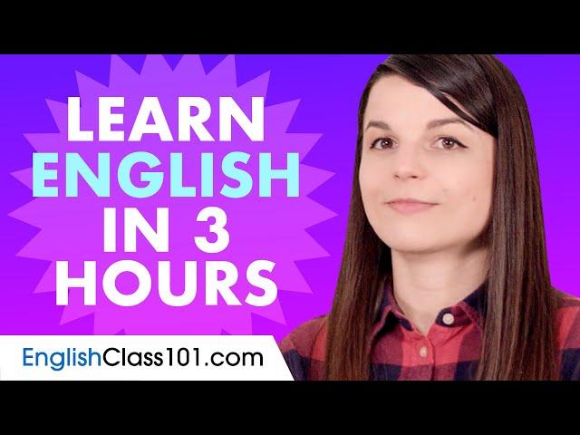 Learn English in 3 hours - ALL the English Basics You Need in 2020