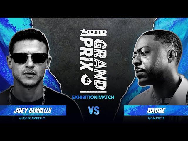 KOTD - Rap Battle - Joey Gambello vs Gauge | #GP2020