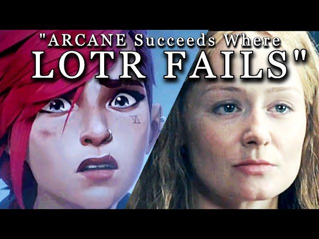 Responding to Lord of the Rings “HATE”... (LOTR vs Arcane)