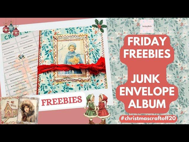 FRIDAY FREEBIES CHALLENGE #christmascraftoff24 - USE YOUR JUNK MAIL