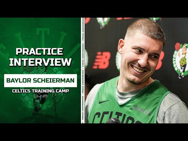 Baylor Scheierman Added 10-15 Pounds Before Celtics Camp | Practice Interview