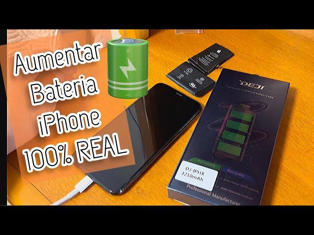 Aumentar bateria de iPhone 100% Real | NO FAKE 