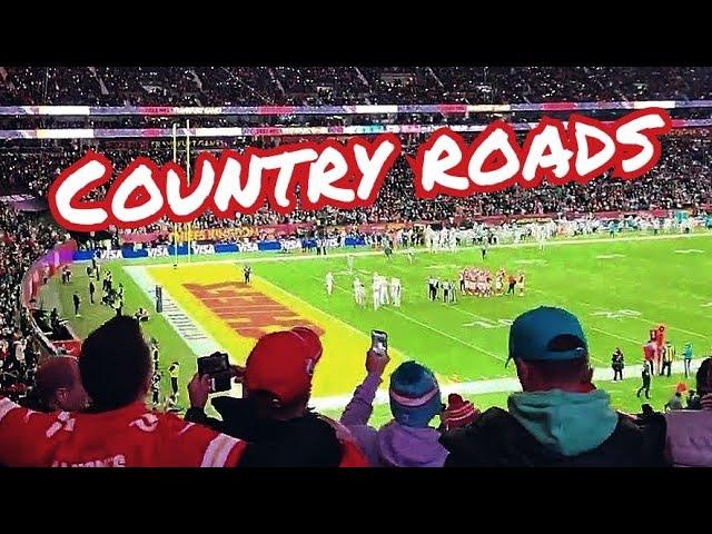  50,000 NFL Fans singing "Take Me Home, Country Roads" I Dolphins vs. Chiefs in Frankfurt 2023