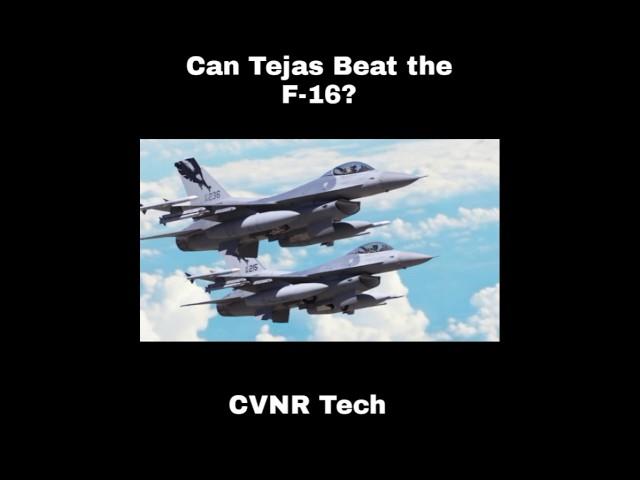Can Tejas Beat the F-16? #militaryaircraft #defensetechnology #f16fighter #tejas