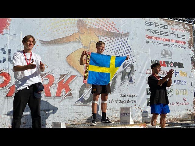 Elis Torhall - Parkour World Cup finals winning run!