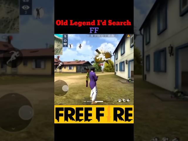 FF old legend I'd serch in 2025  | #shorts #gaming #viralshorts #freefire #freefiremax #foryou