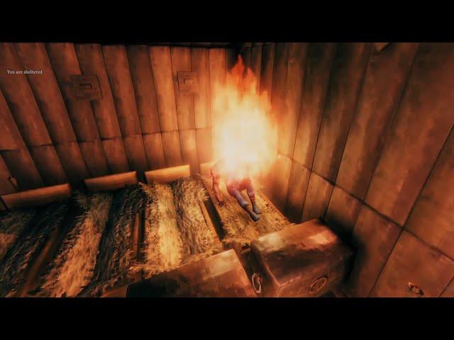 You Can Sleep While ON FIRE In Valheim! - Unhelpful Tips and Tricks