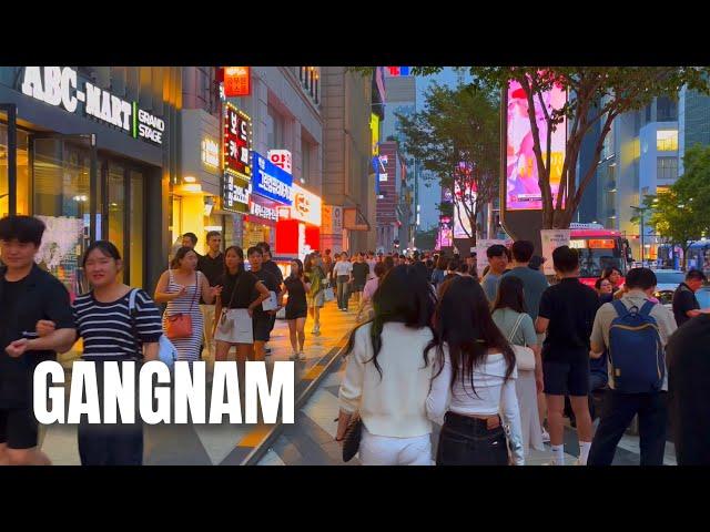 [4K] Seoul Best Place to Tour | Night Walk in Gangnam | Seoul, South Korea (July 2024)