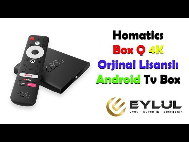 Homatics Box Q 4K Orjinal Lisanslı Android Tv Box