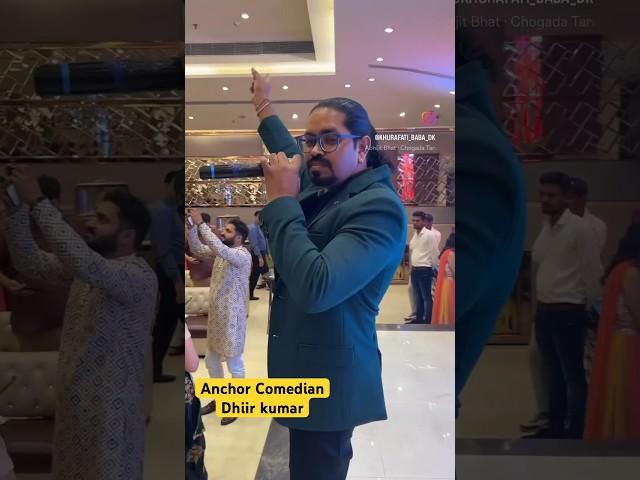 Anchor Comedian Dhiir kumar hosting Dandiya night | Dandia event Delhi #anchoring