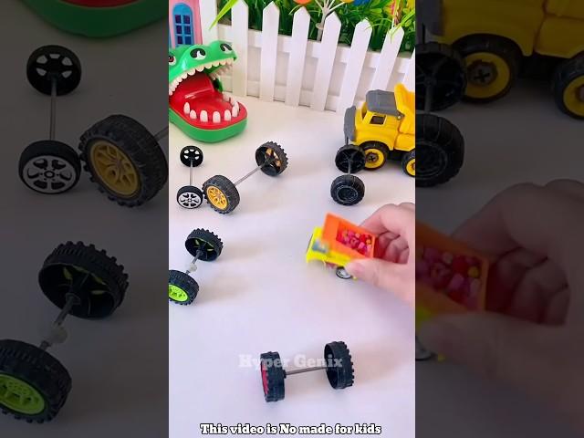 A Story Of Truck ~ mini wood toy-woodworking art skill /wood / hand crafts/ #shorts