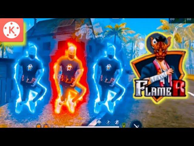 How to edit videos like Flame R free fire on android