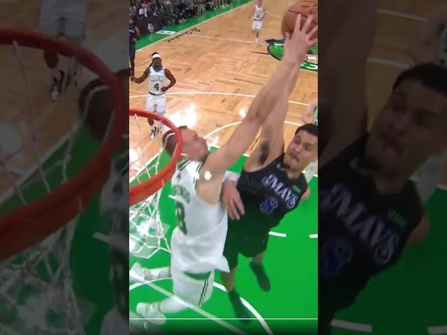 Porzingis Block Party #boston #bostonceltics #nba #basketball #nba #nbafinals2024 #nbachampion