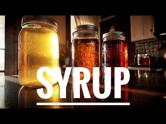 Making "Maple" Syrup | Final Boil Down