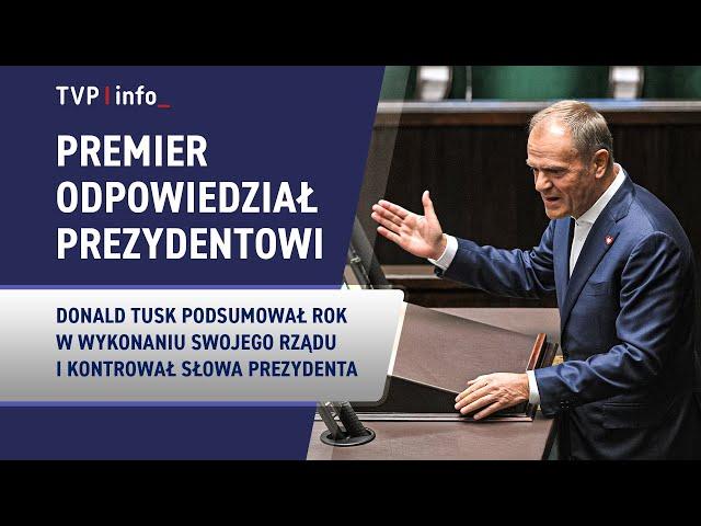 Tusk odpowiada Dudzie: prezydent jednej partii, a nie Polski